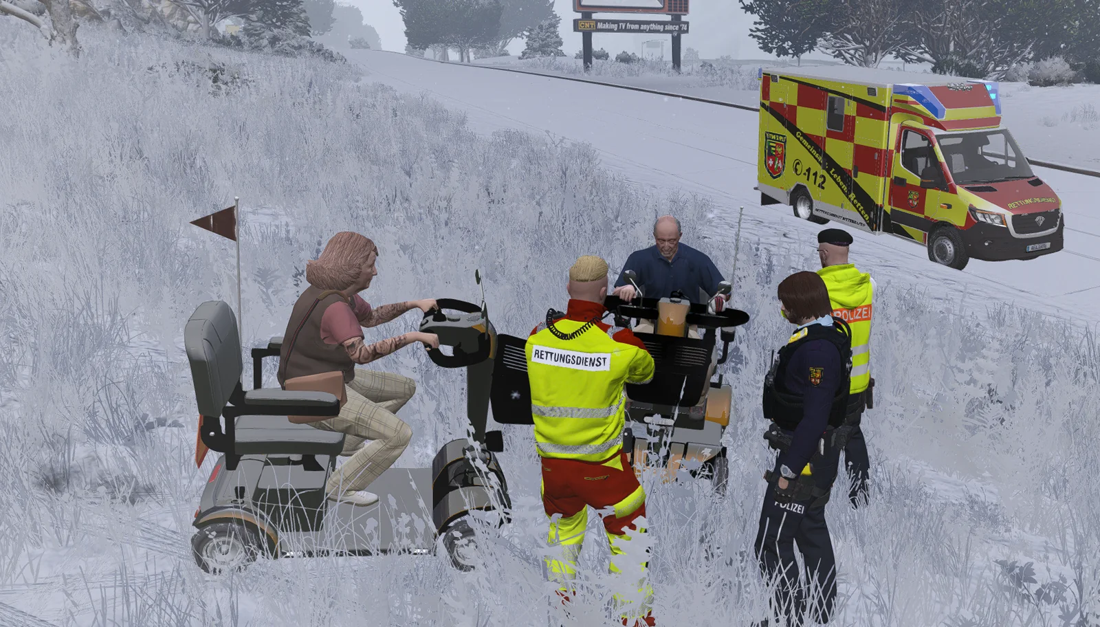 Einsatz, Reaktion, Atmosphäre